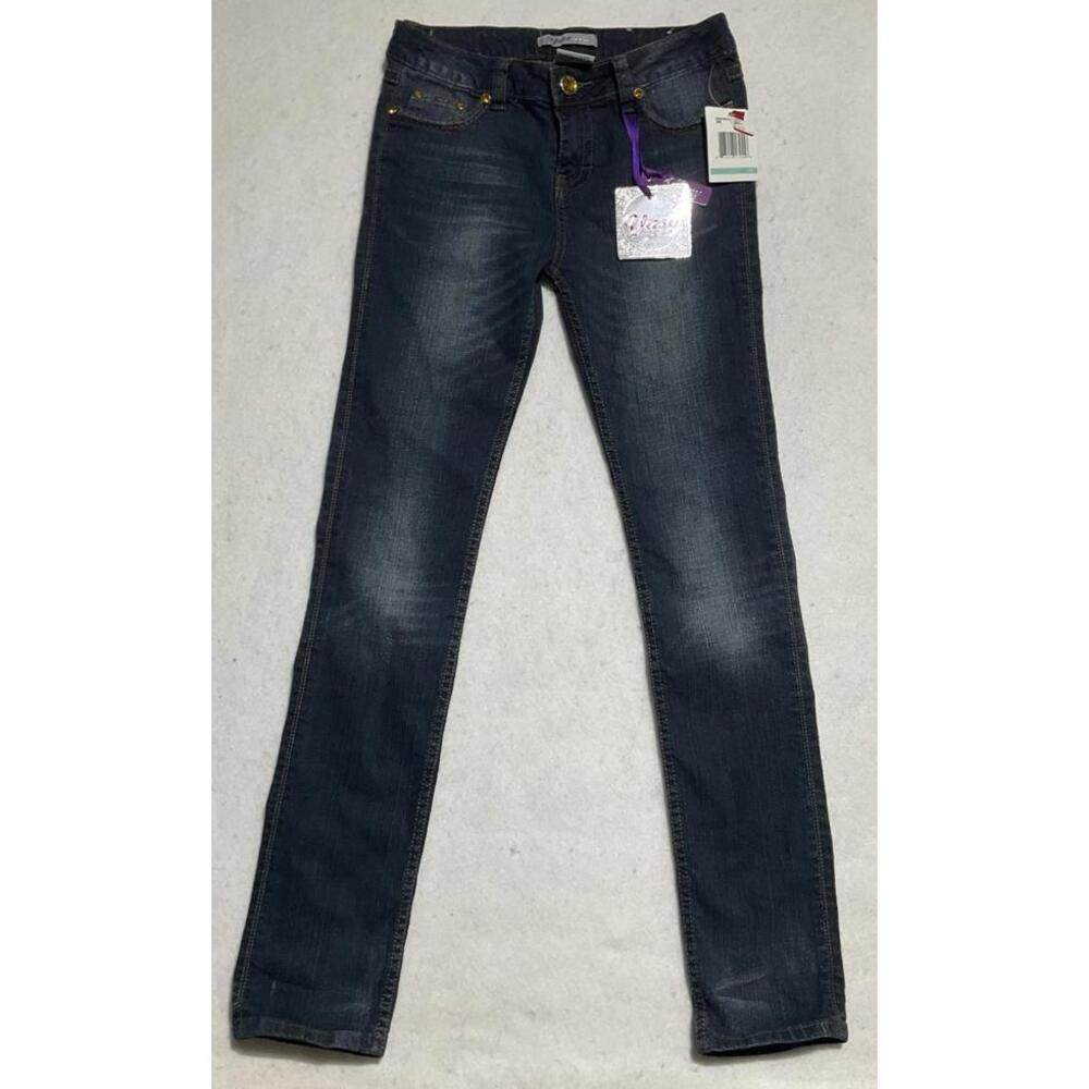 Yaso Girls’ Skinny Jeans – Size 16 – NWT blue denim color